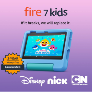 Amazon Fire 7 Kids Tablet 2026 - Best Kids Tablet for Ages 3-7